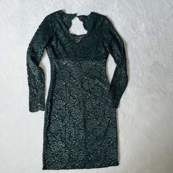 🇺🇦Lace  Cocktail dress Dark Green Exclusive - Picture 10 of 10
